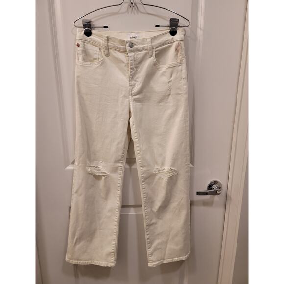 Hudson Rosalie Wide Leg Distressed Jeans - Picture 5 of 8